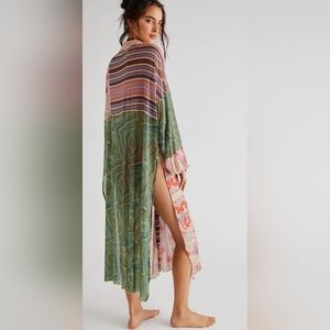 Free People Multicolor Kimono Top